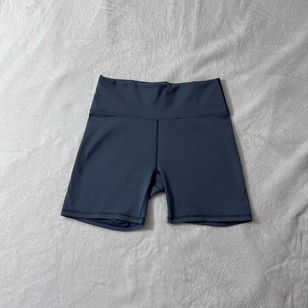 Fabletics Light Grey Bike Shorts